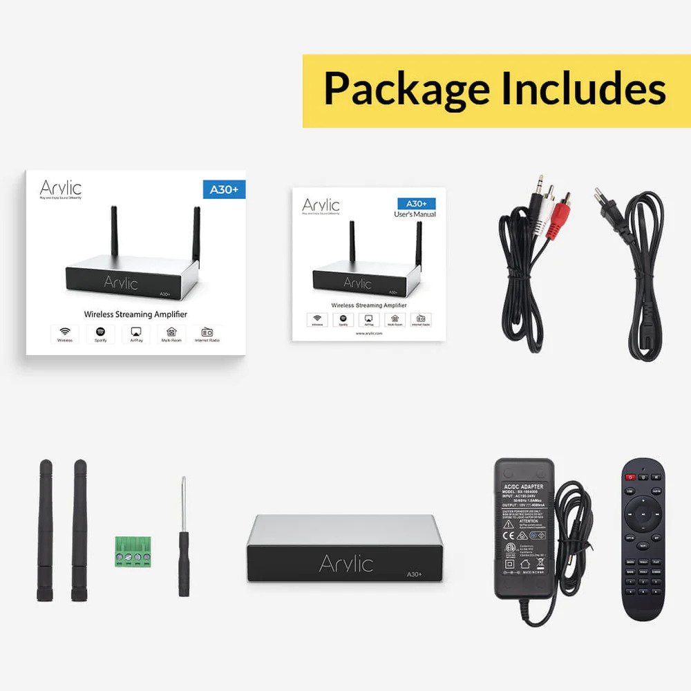 Arylic A30+ 30W x 2 WiFi Mini St.Amplifier